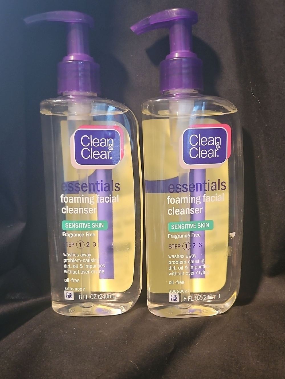 Clean & Clear Essentials Foaming Facial Cleanser Sensitive Skin Original x2